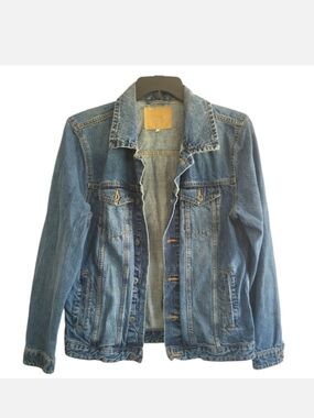 True Craft Medium Wash Denim Jean Jacket Size S